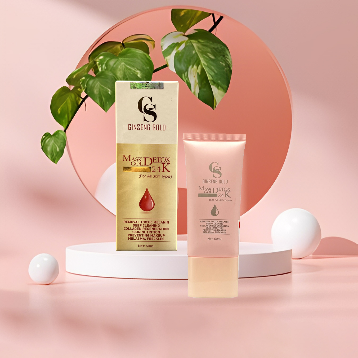 Mask Detox 24K ( Mặt nạ thải độc vàng 24k )